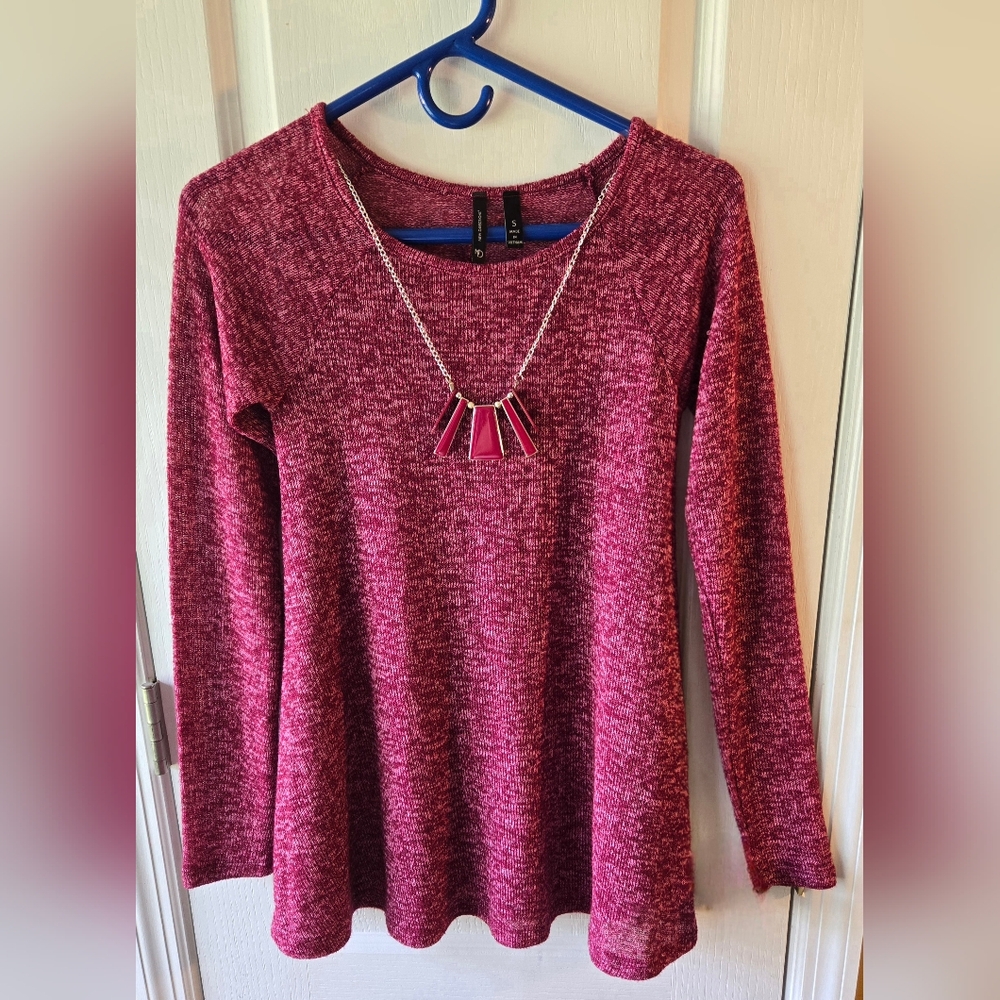 New Directions Women's Pink Knit Top
